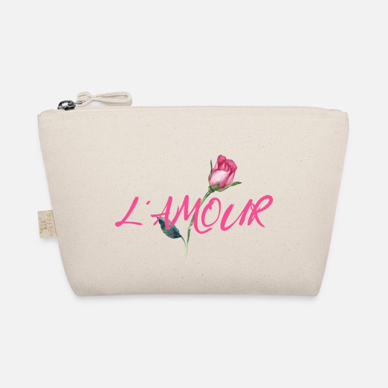 L' amour mit Rose Bio-Täschchen