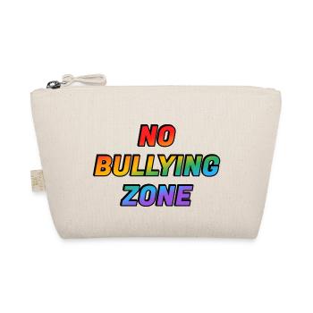 Stoppen Sie das Mobbing von LGBTQ - Bio-Täschchen - Natur - Vorne