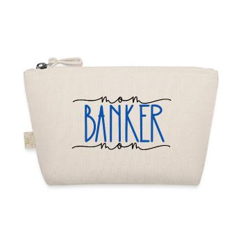 Banker Proud Mom Cute Gift - Organic Pouch - nature - Front