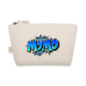 Graffiti First Name MOMO - Organic Pouch - nature - Front