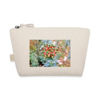 blooming colorful Wolfsmilch (Euphorbia) flower - Organic Pouch - nature - Front