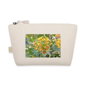 blooming colorful Wolfsmilch (Euphorbia) flower - Organic Pouch - nature - Front