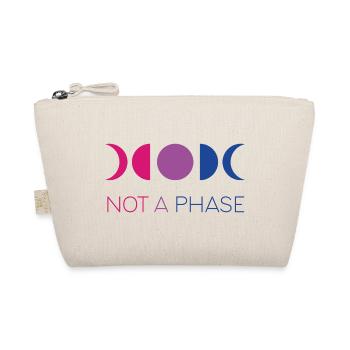 LGBTQ Pride Month - Not a Phase - Bisexual - Organic Pouch - nature - Front