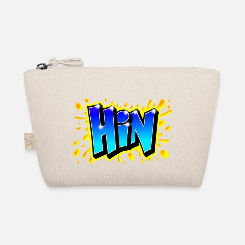 GRAFFITI FIRST NAME "HIN" PRINTABLE BY MAX THE TAGGER Organic Pouch