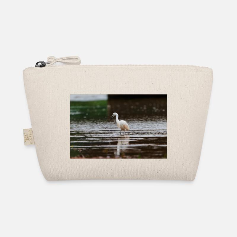 Little Egret 2 - Organic Pouch - nature