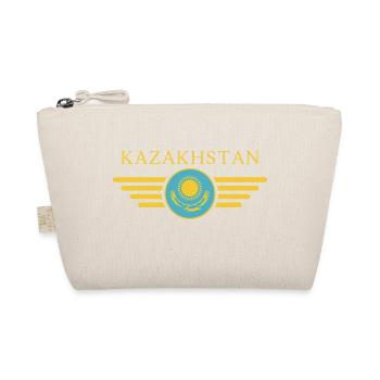 J’aime le Kazakhstan, T-shirt design de style élégance - Trousse biologique - nature - Devant