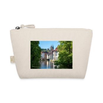 Stadtbild von Esslingen am Neckar von der Agnesbrücke aus - Bio-Täschchen - Natur - Vorne