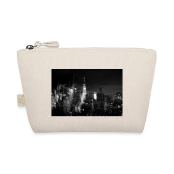 09A3274 NYCITY BLURRY NIGHTS - Bio-Täschchen - Natur - Vorne