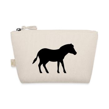 Horse Pony - Organic Pouch - nature - Front