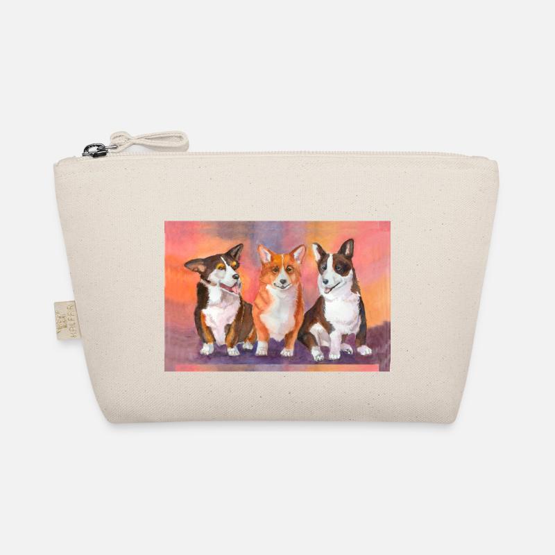 Welsh Corgies 3 Chaps Bio-Täschchen