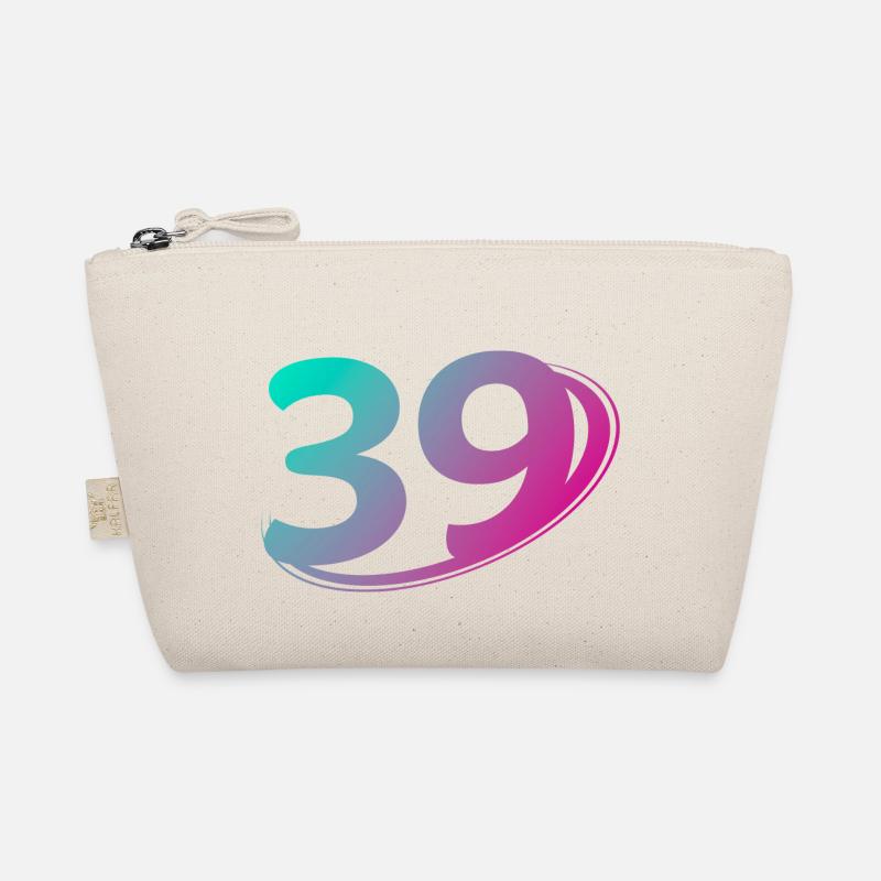 Nummer 39 mehrfarbig Bio-Täschchen