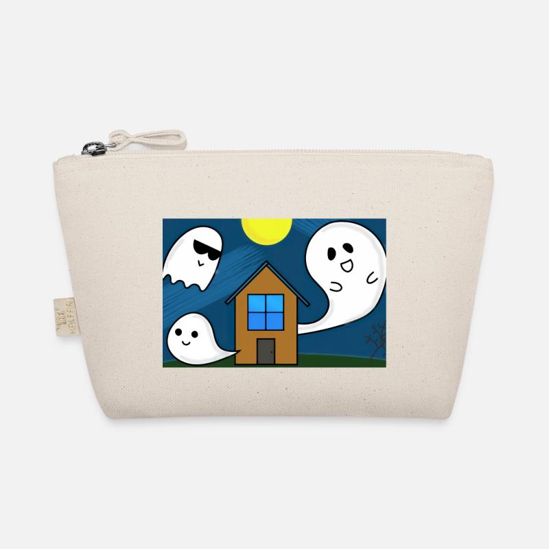 Three ghosts haunt a house Organic Pouch