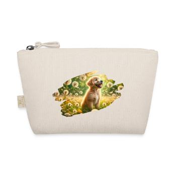 Golden Retriever puppy joy - Organic Pouch - nature - Front