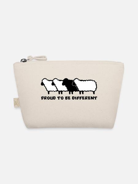 DIFFERENT SHEEP 2 - 2C - Organic Pouch - nature - Front