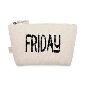 Friday Freitag Wochenende - Bio-Täschchen - Natur - Vorne