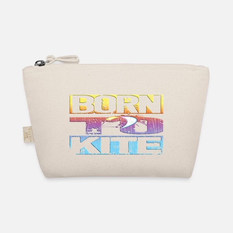 Kitesurfing Retro Organic Pouch