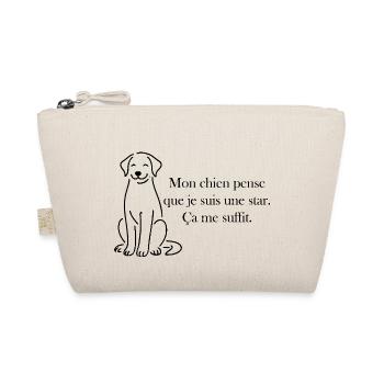 Mon chien pense que je suis une star - Trousse biologique - nature - Devant