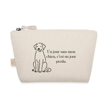 Un jour sans mon chien, c'est un jour perdu - Trousse biologique - nature - Devant