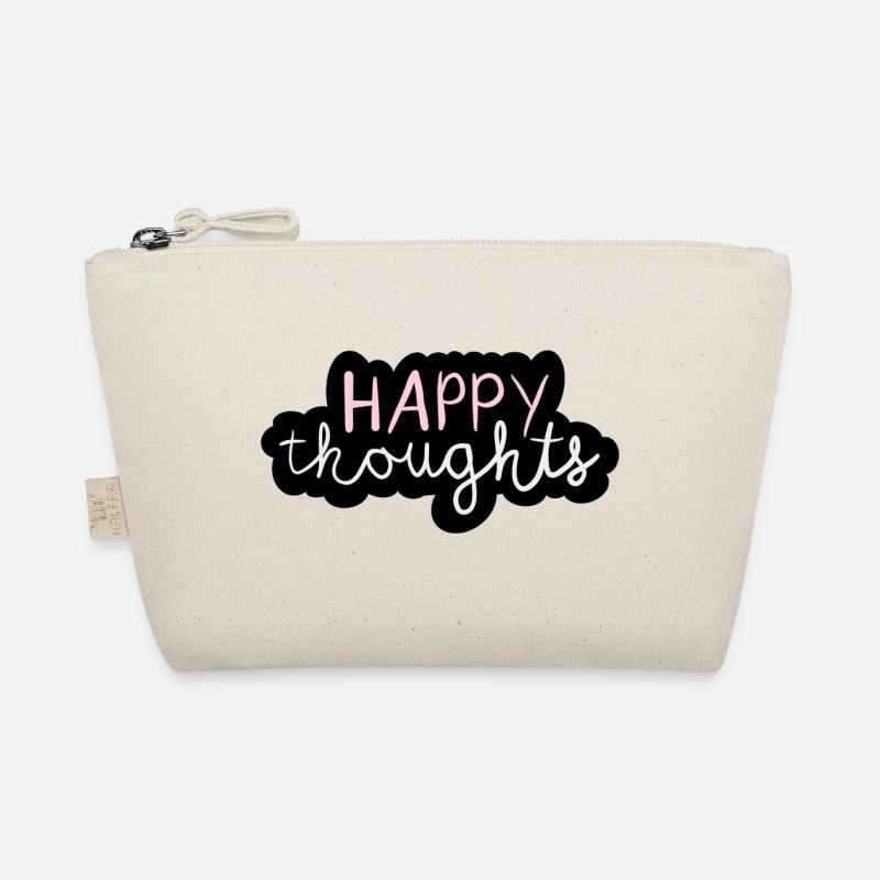 Happy thoughts - Bio-Täschchen - Natur