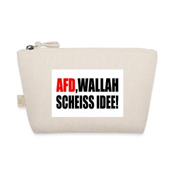 Afd wallah scheiss idee - Bio-Täschchen - Natur - Vorne