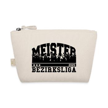 Meister 2025 Bezirksliga Aufstieg Fußball - Bio-Täschchen - Natur - Vorne