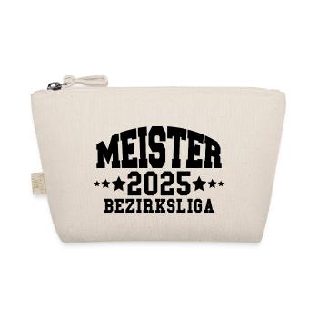 Meister 2025 Bezirksliga Aufstieg Fußball - Bio-Täschchen - Natur - Vorne