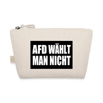 afd wählt man nicht - Bio-Täschchen - Natur - Vorne