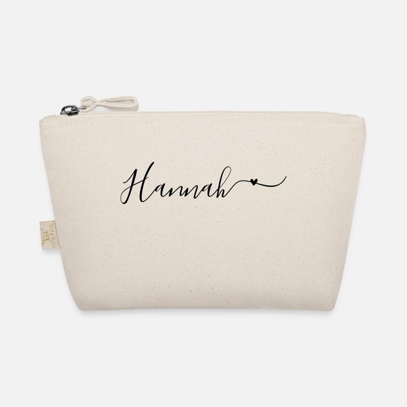 Hannah Surname First Name Decorative Organic Pouch