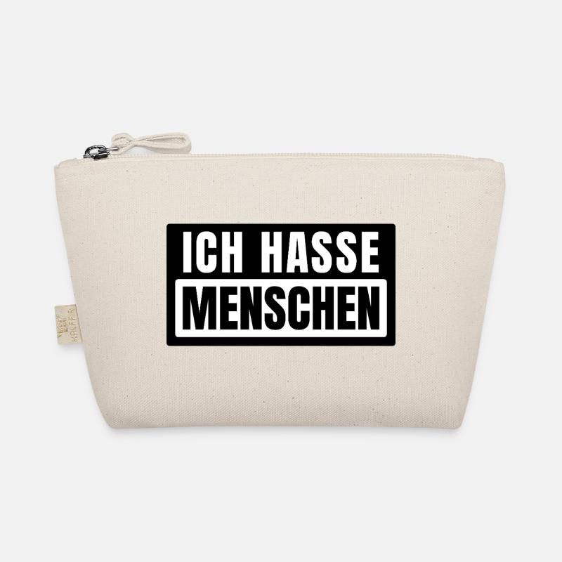 Menschen Hassen Modus Ehrlich und Sarkastisch Bio-Täschchen