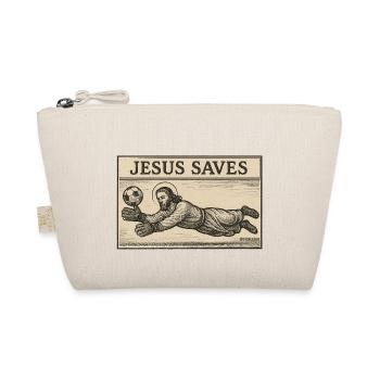Jesus Saves – Divine LOLs - Organic Pouch - nature - Front