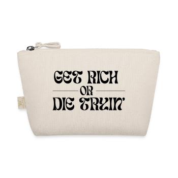 Graphic font with tribal elements - Organic Pouch - nature - Front