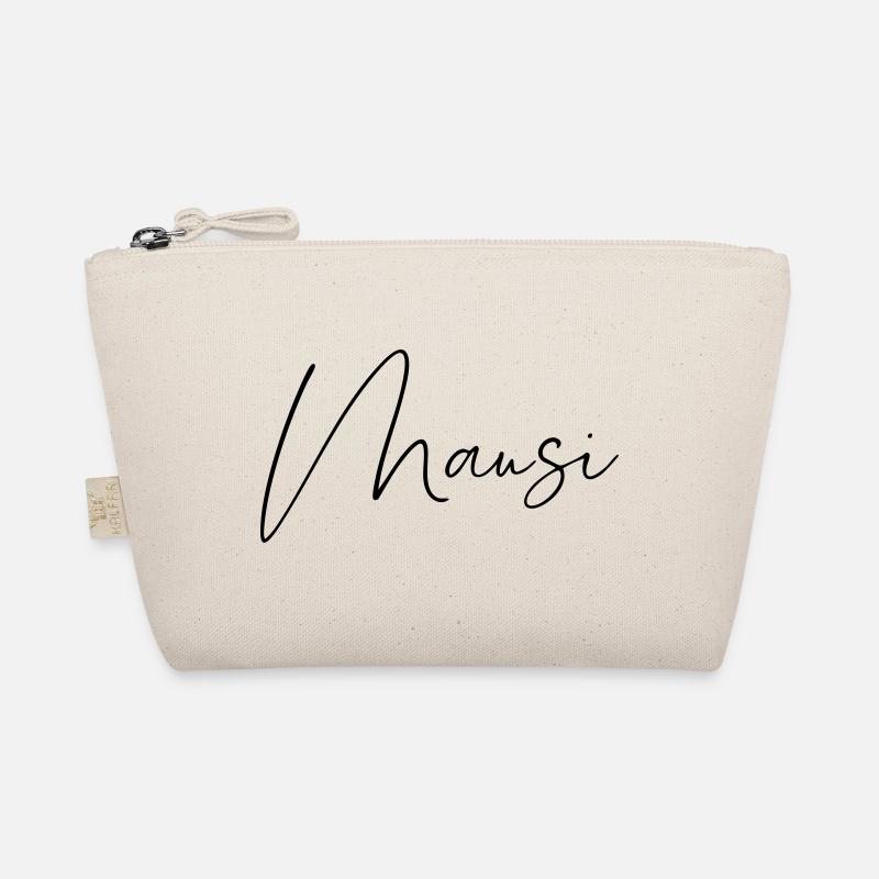 Mausi / Handwriting Design - Organic Pouch - nature