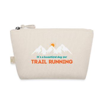Es ist ein schöner Tag für Trailrunning - Bio-Täschchen - Natur - Vorne