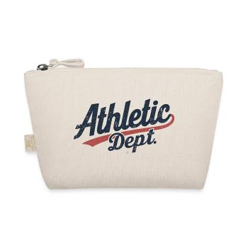 T-shirt vintage du département d’athlétisme universitaire - Trousse biologique - nature - Devant