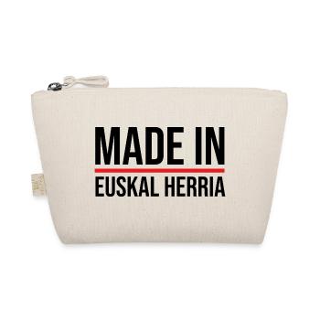 Made in the Basque Country - Organic Pouch - nature - Front