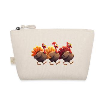 Thanksgiving Truthahn Baby - Bio-Täschchen - Natur - Vorne