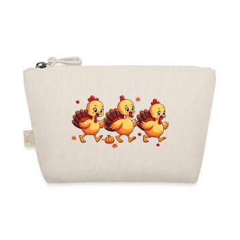 Thanksgiving Truthahn Baby - Bio-Täschchen - Natur - Vorne