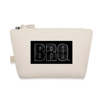 Gros BRO Typographie Vieillie Tee - Trousse biologique - nature - Devant