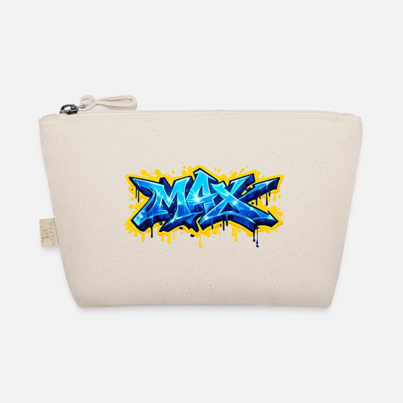 GRAFFITI NAME MAX FOR PERFECT GIFT PRINTABLE Organic Pouch