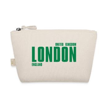 London – England Lyric Design - Bio-Täschchen - Natur - Vorne