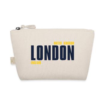 London – England Lyric Design - Bio-Täschchen - Natur - Vorne