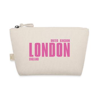 London – England Lyric Design - Bio-Täschchen - Natur - Vorne