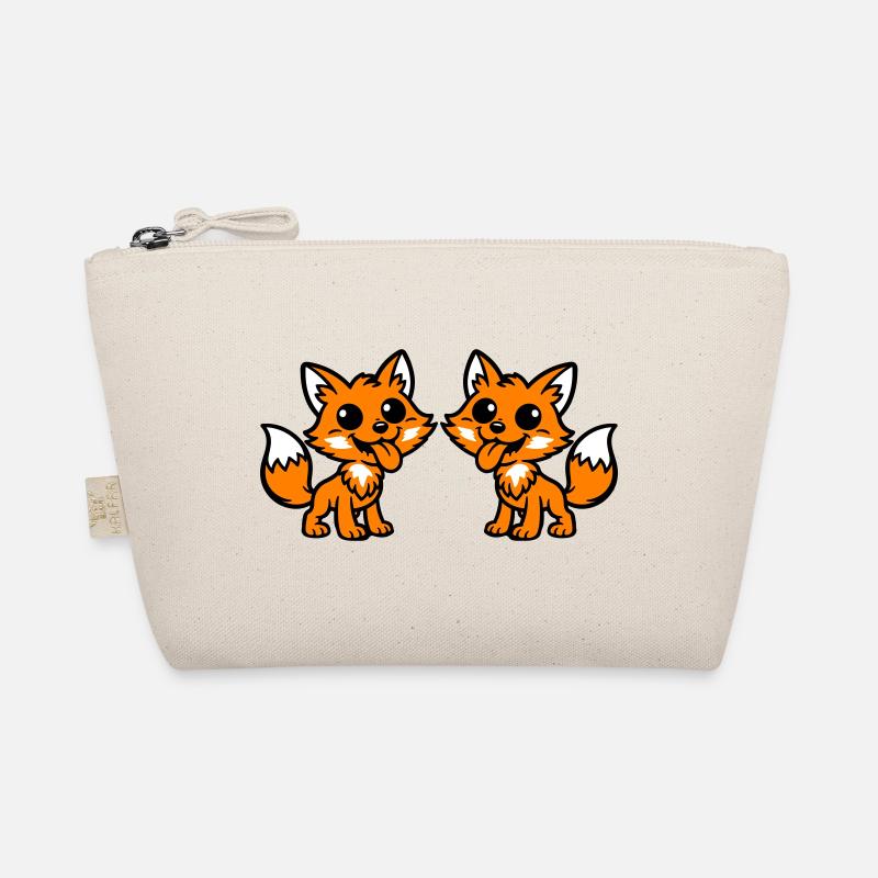 Fuchs Paar Bio-Täschchen
