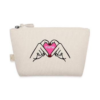 Signe de main de maman amoureux pour la fête des mères - Trousse biologique - nature - Devant