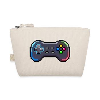 Manette rétro style Neon Pixel - Trousse biologique - nature - Devant