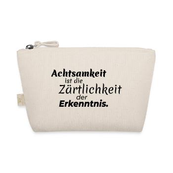 Mindfulness Tenderness - Organic Pouch - nature - Front