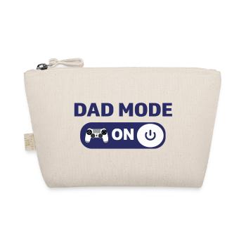 Dad mode on – Strong Dad Life Design - Organic Pouch - nature - Front