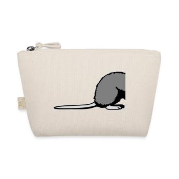 Rat Backside Semi Funny Tail Rodent Animal - Organic Pouch - nature - Front