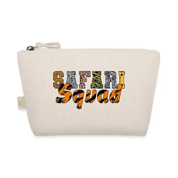 Animals Zoo Party Jungle Zoo Birthday Safari Squad - Organic Pouch - nature - Front