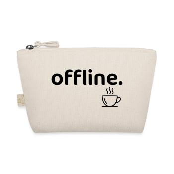 Offline Minimal Coffee Aesthetic Shirt - Organic Pouch - nature - Front